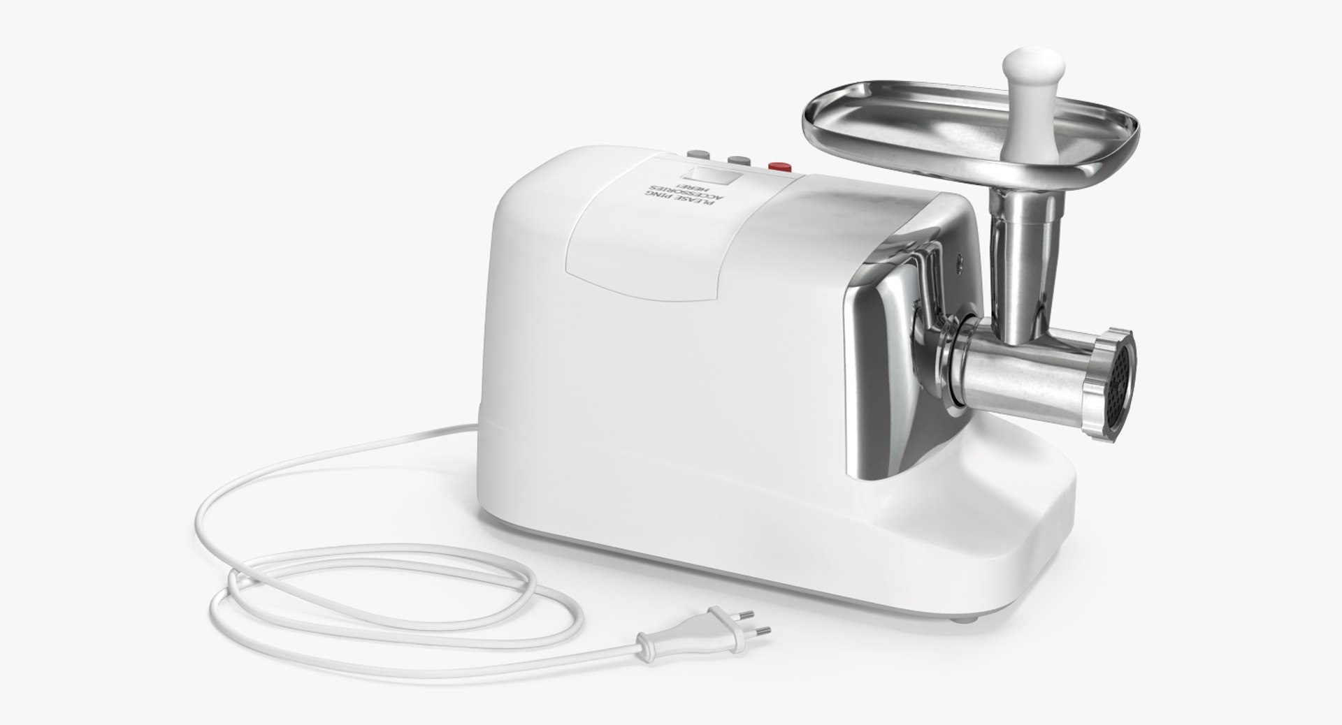 electric meat grinder gander 3d model