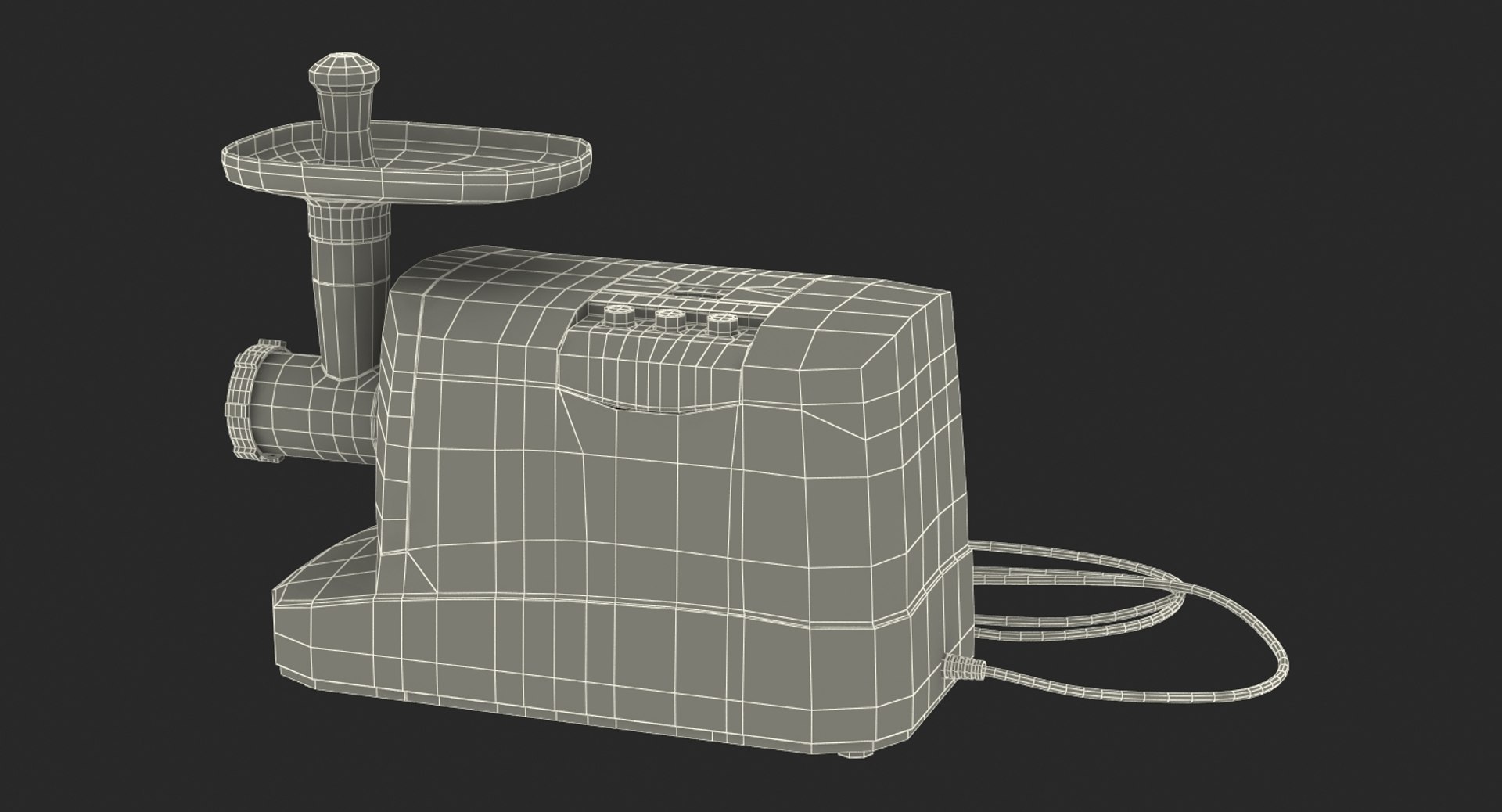 electric meat grinder gander 3d model