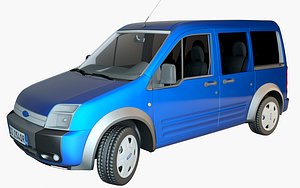 Ford Transit Van With Interior (Blue)