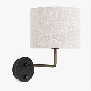 Lamp Wall Bedside  GUBI Gravity Small 3D model