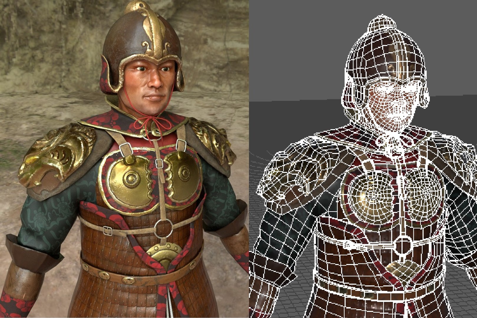 Realistic Traditional Ancient Asian Model - TurboSquid 1520749