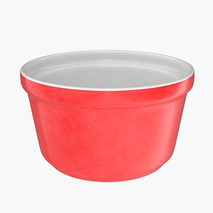3D Ramekin Red