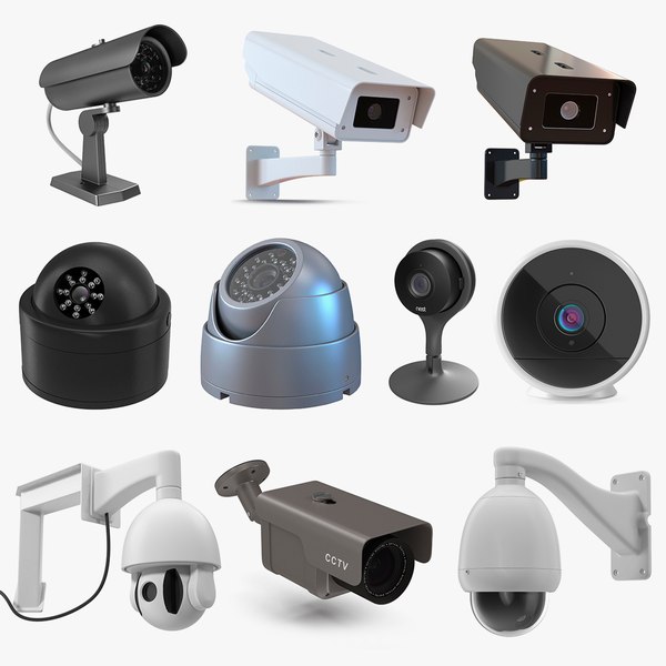 cctv cameras 6 3D model