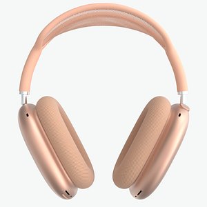 3D Apple Airpods Max Orange