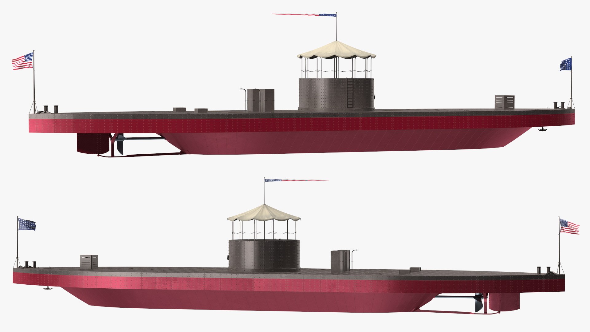 US Civil War Warship with Tower New Rigged 3D https://p.turbosquid.com/ts-thumb/si/tyMr9v/80/uscivilwarwarshipwithtowernewriggedc4dmodel014/jpg/1711666806/1920x1080/fit_q87/cc1335353986c63d00946d431776894672437910/uscivilwarwarshipwithtowernewriggedc4dmodel014.jpg