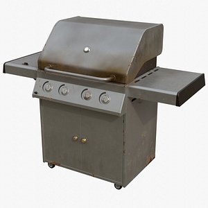 3D Gas Grill 1B