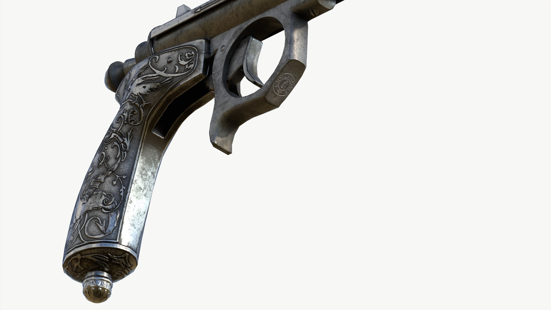 Needle Pistol Jolland 3D Model TurboSquid 1966925