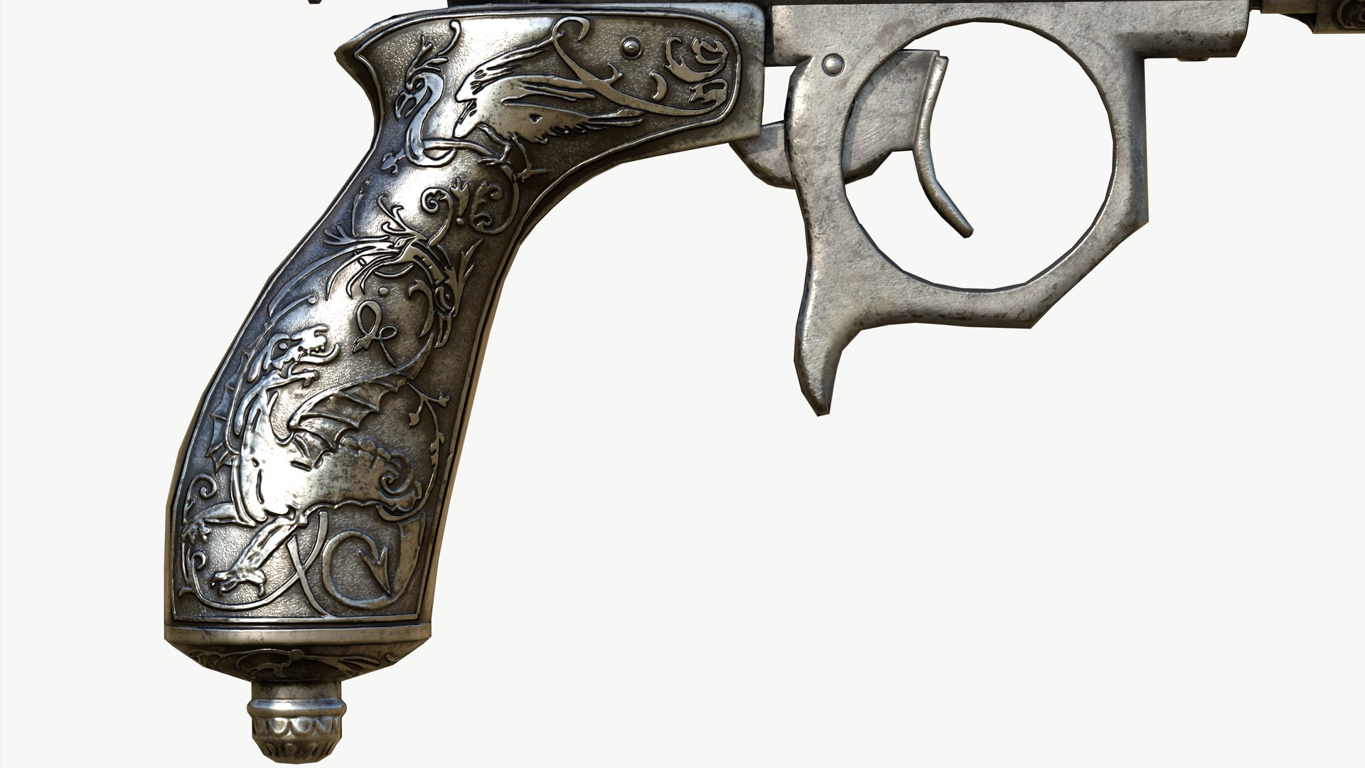 Needle Pistol Jolland 3D Model TurboSquid 1966925