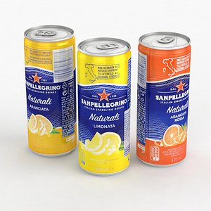 Beverage Can Sanpellegrino 330ml 2022 collection 3D model