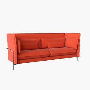 Alcova Triple Sofa 3D