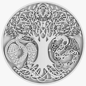 3d celtic ornament 09 model