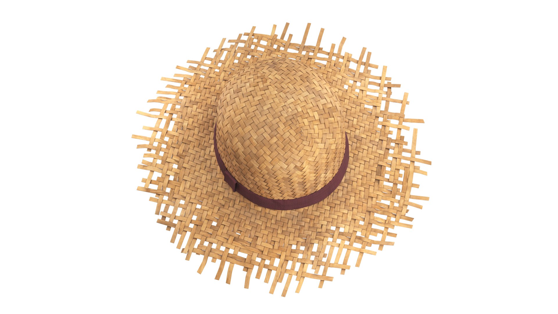 Straw hat 3D model https://p.turbosquid.com/ts-thumb/sj/2EDrhJ/Ly/05/jpg/1643279572/1920x1080/fit_q87/87bd120324f2dfdc9dfc1fa62c2e08e8c54dd8b5/05.jpg