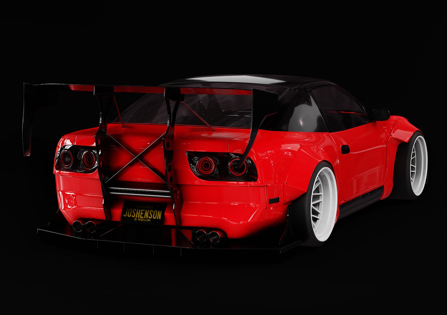 3D Nissan 240sx Widebody Model - TurboSquid 1653652