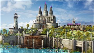 3D medieval fantasy