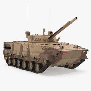 light tank bmp-3 desert 3d max