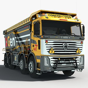 3D model Construction XGen Dump Truck