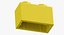 Chama amarelo brilhante Lego tijolos coleção