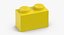 Chama amarelo brilhante Lego tijolos coleção