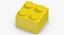 Chama amarelo brilhante Lego tijolos coleção