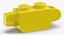 Chama amarelo brilhante Lego tijolos coleção