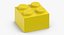Chama amarelo brilhante Lego tijolos coleção