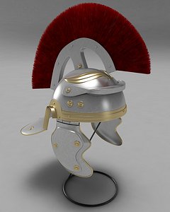 3dsmax roman helmet