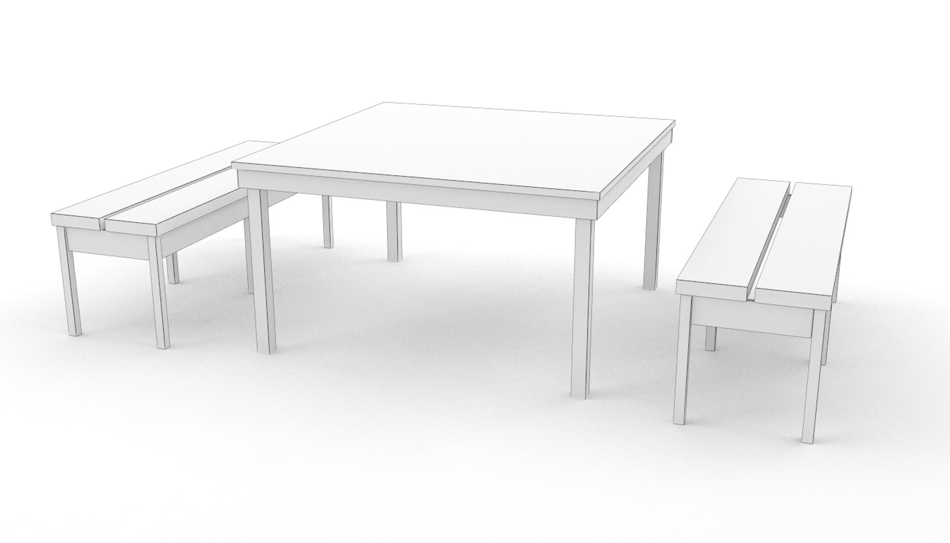 bench table set max