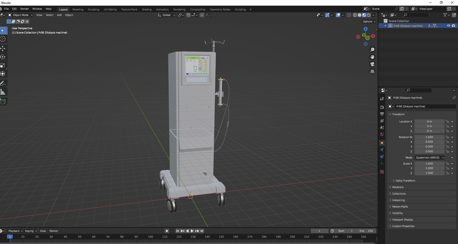 High-Quality Dialysis Machine 3D Model 3D - TurboSquid 2371618