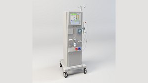 High-Quality Dialysis Machine 3D Model 3D