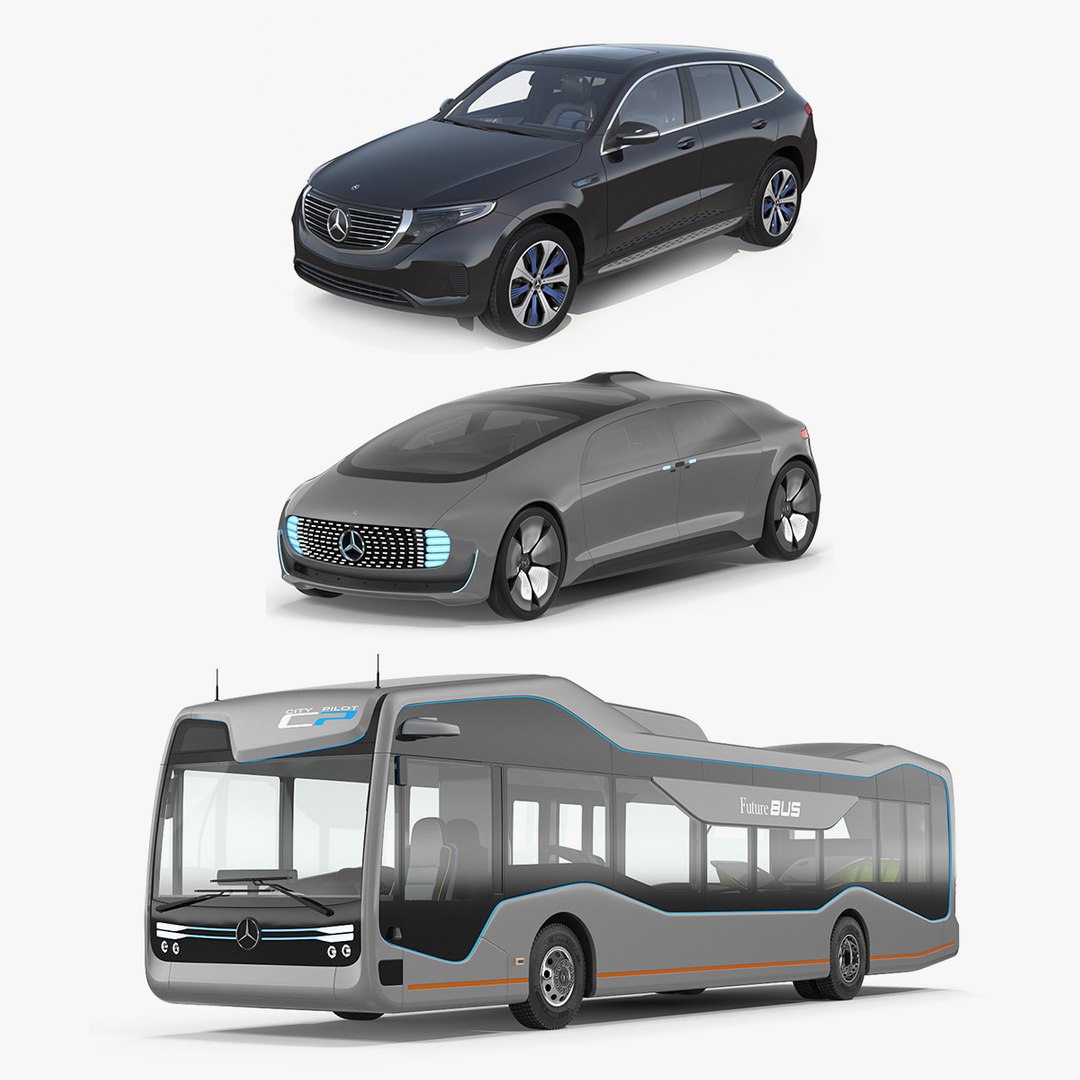 Mercedes Concept Cars Collection 3D model preview