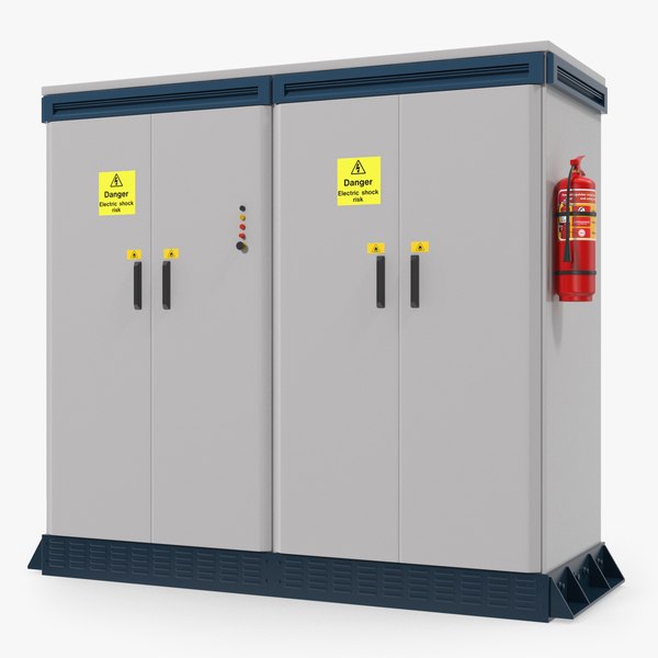 electric service panel 3D model