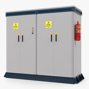 Electric Service Panel 3D Model