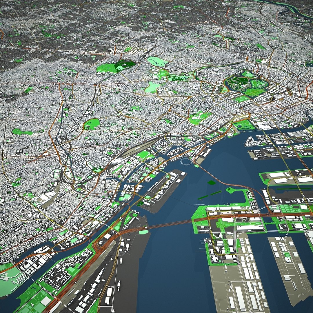 3D tokyo cityscape model - TurboSquid 1472822