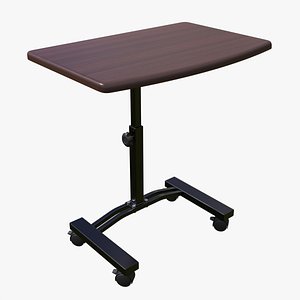 3D Laptop Cart Desk with Adjustable Height
