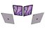 Apple iPad Air 11 2025 Purple Low Poly 3D model