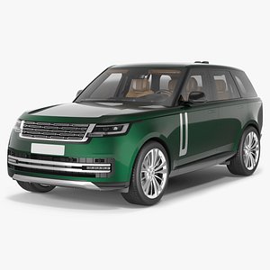 3D Luxury European SUV Simple Interior model