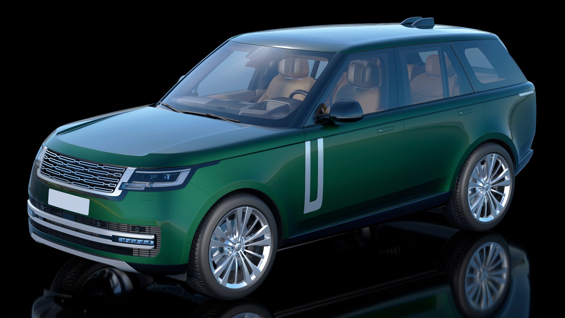 3D Luxury European SUV Simple Interior Model - TurboSquid 1948176