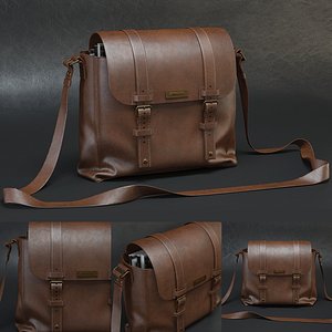 leather bag 3D model