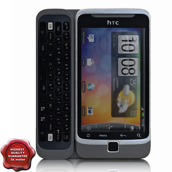 3d htc a7272 desire z model