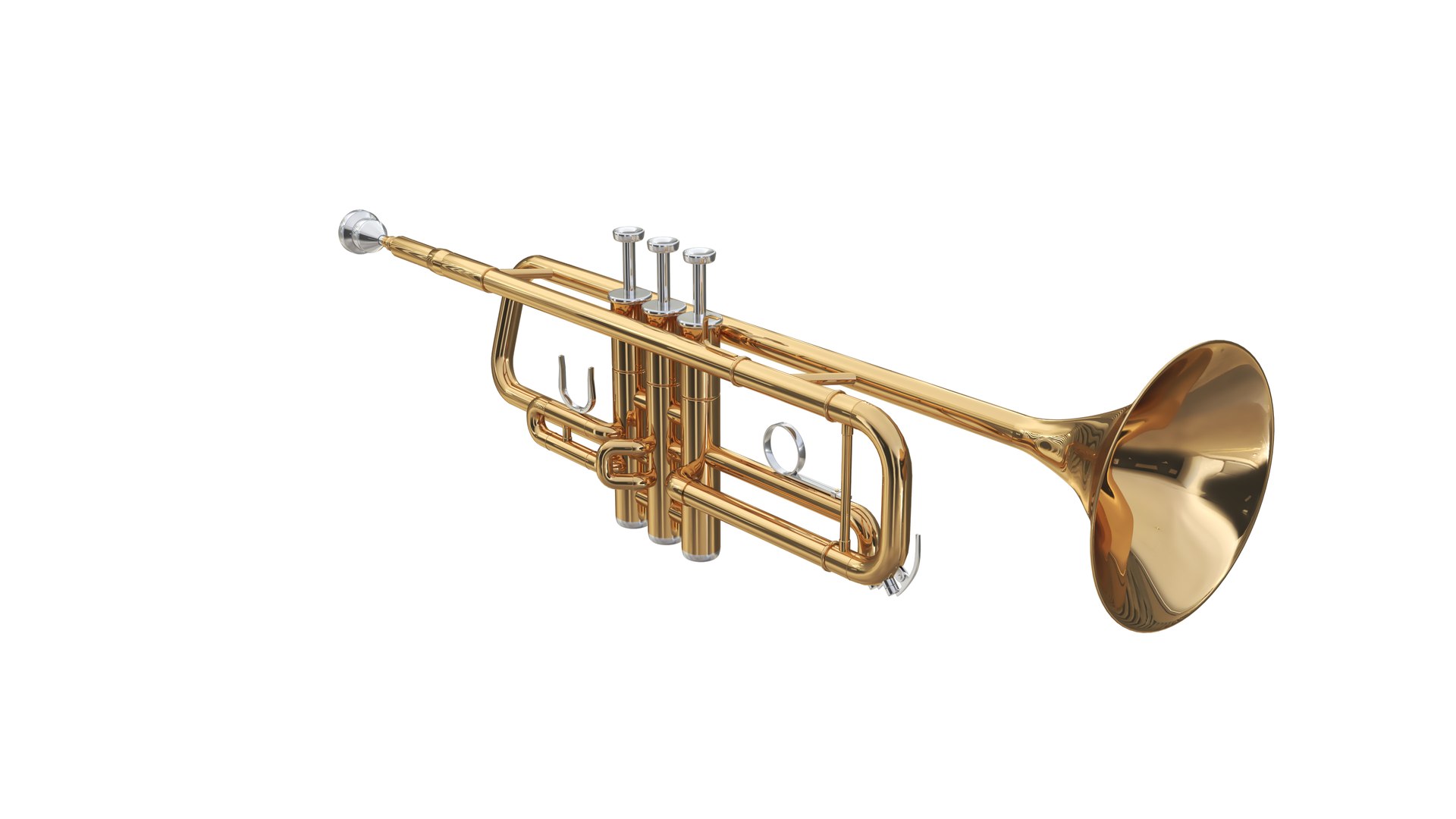 3D Trumpet Model TurboSquid 2292528