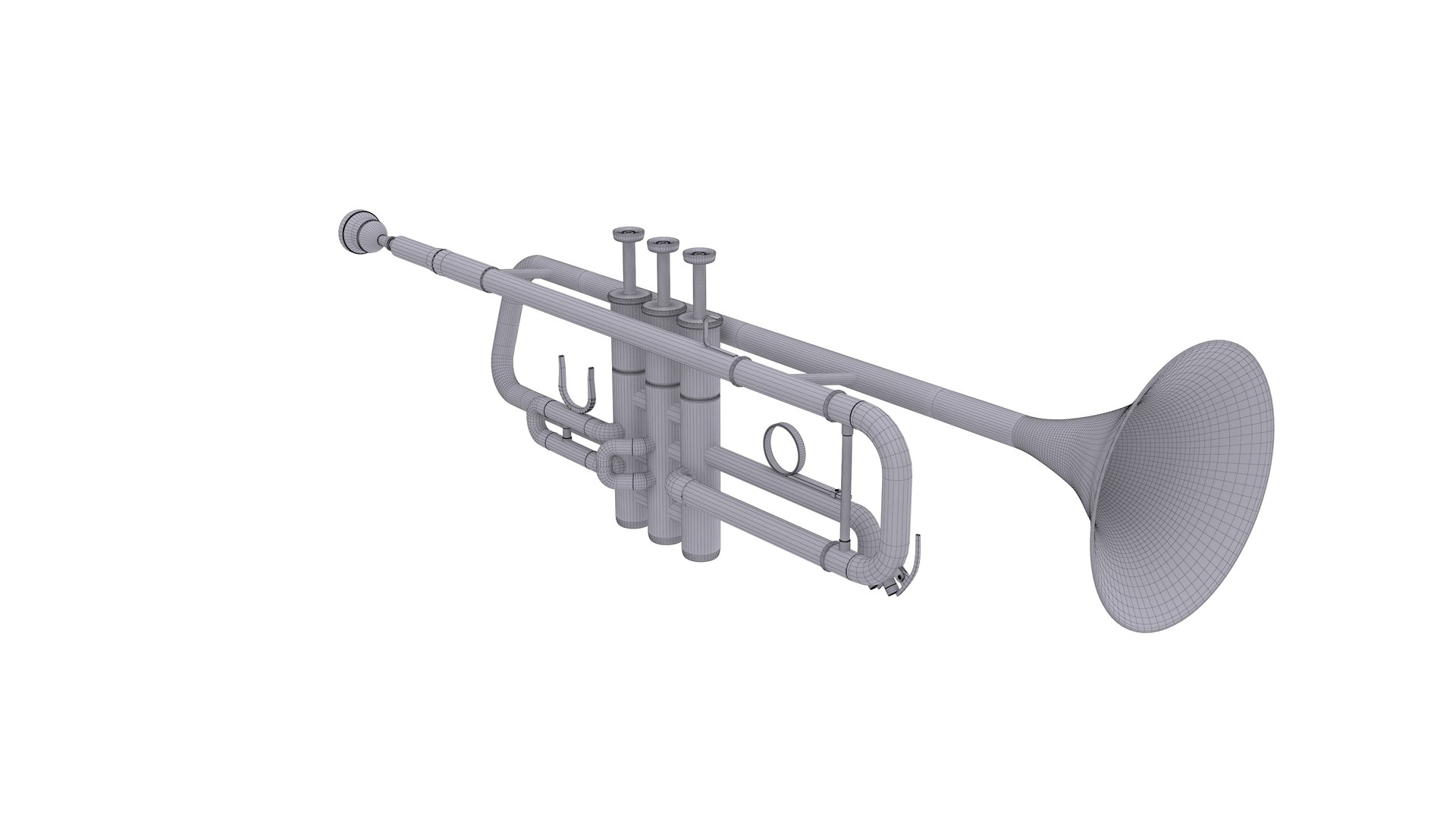 3D Trumpet Model TurboSquid 2292528