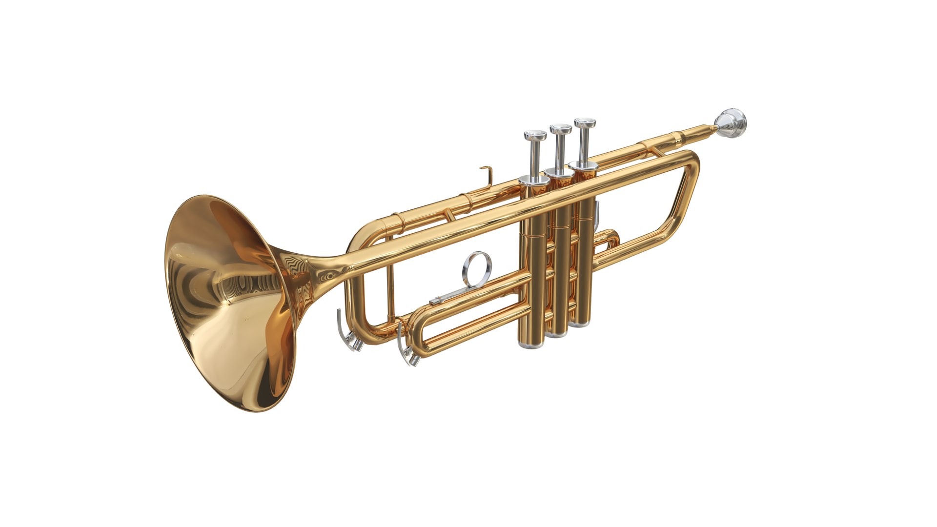3D Trumpet Model TurboSquid 2292528