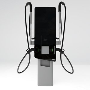EV Charging Station 3D Model - DC Fast Charger 3D model