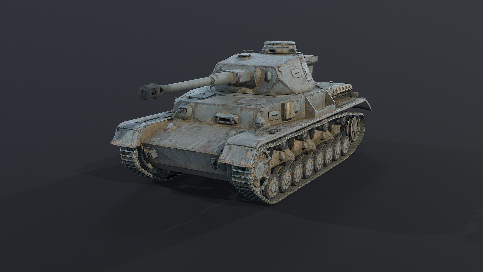 3D Model Pz Iv Low-poly - TurboSquid 1667903