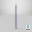 Navy Blue Pencil 3D model