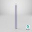 Navy Blue Pencil 3D model