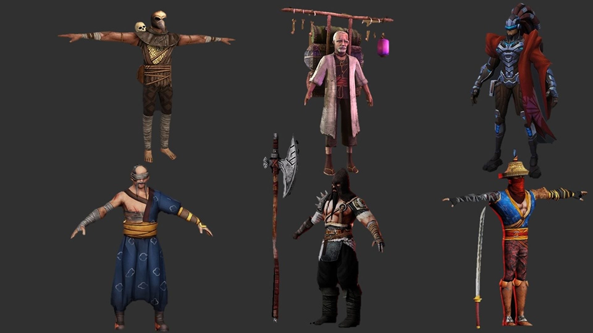 3D Japanese Warrior Character Collection model https://p.turbosquid.com/ts-thumb/sj/kIHJZS/70/6/jpg/1776440790/1920x1080/fit_q87/937402088c657ada4c48a78e8998cbc4919ea543/6.jpg