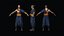 Coleção de Personagens de Guerreiros Japoneses
