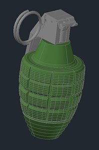 mk2 grenade mk ii 3d model