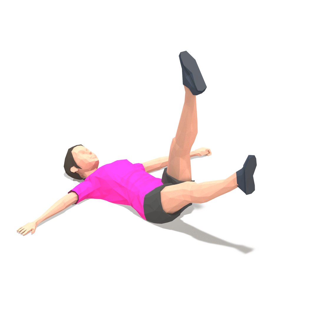 3D Exercise Woman Model - TurboSquid 1706714